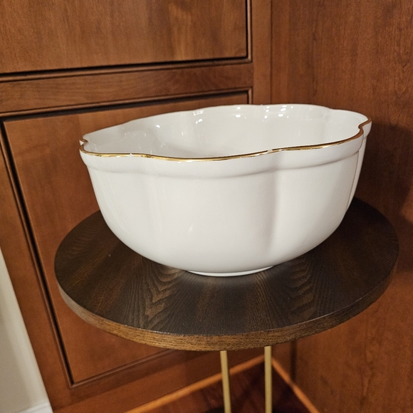 Beautiful N.S. Gustin Punch Bowl (Laurie Gates)- Rare Find - Picture 3 of 6